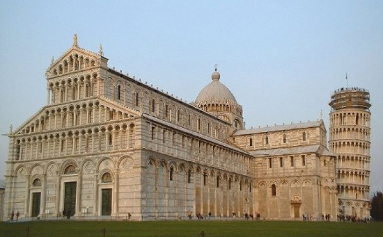 La cathédrale de Pise et la tour